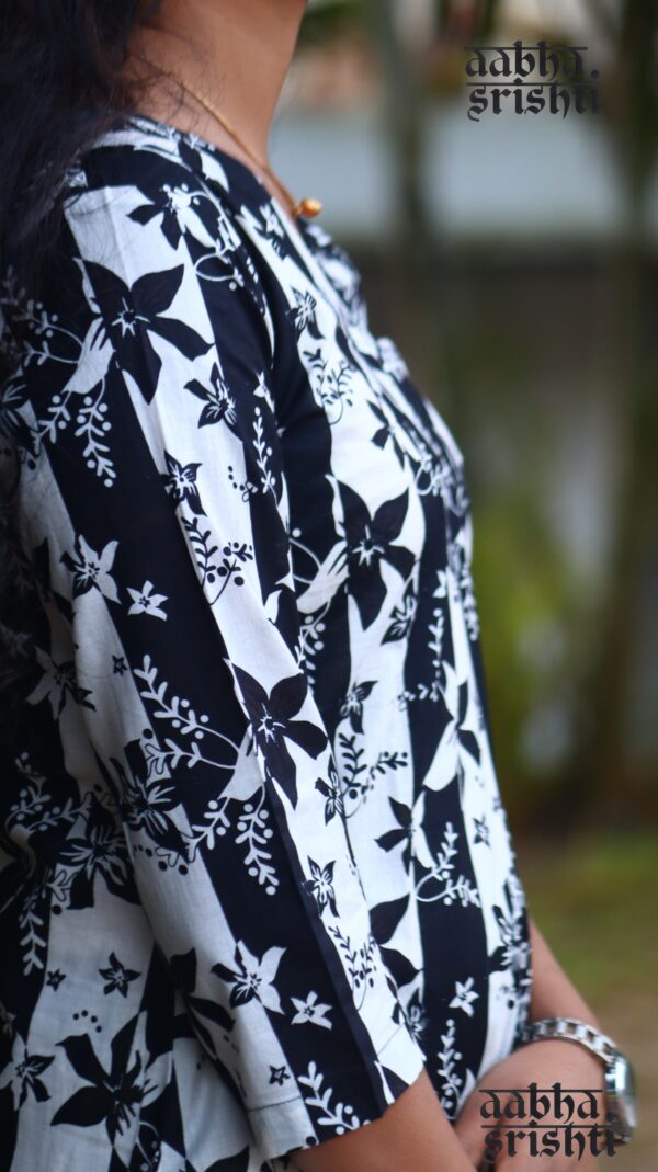 Aabha Black and white co-ord set - AS10136 - Image 3
