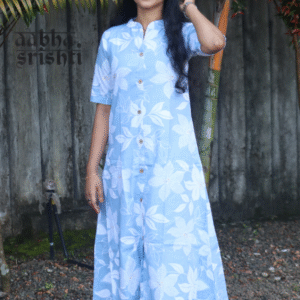 Aabha Chinese collar co-ord set - AS10129